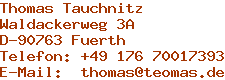 Adresse nicht geladen